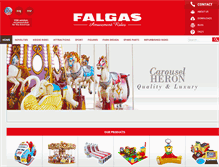 Tablet Screenshot of falgas.com
